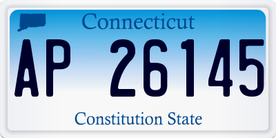 CT license plate AP26145
