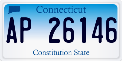 CT license plate AP26146