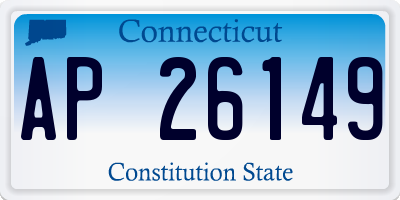 CT license plate AP26149