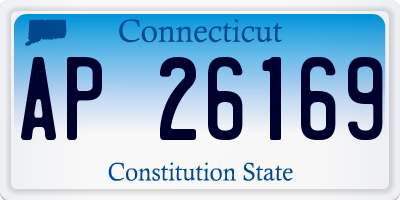 CT license plate AP26169