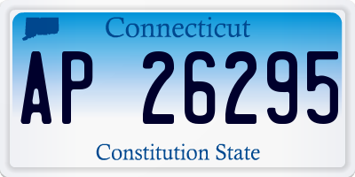 CT license plate AP26295