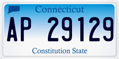 CT license plate AP29129