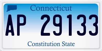 CT license plate AP29133