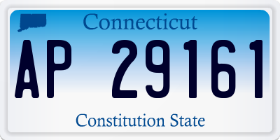 CT license plate AP29161