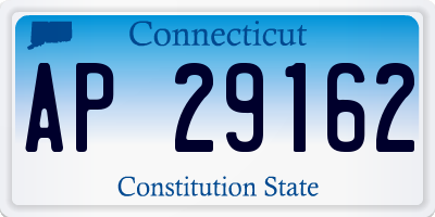 CT license plate AP29162