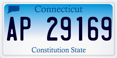 CT license plate AP29169