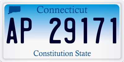 CT license plate AP29171