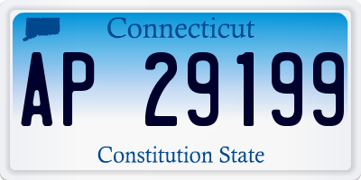 CT license plate AP29199