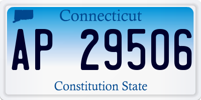 CT license plate AP29506