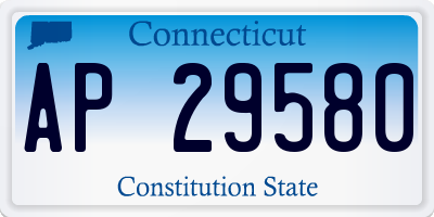 CT license plate AP29580