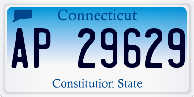CT license plate AP29629