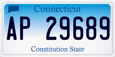 CT license plate AP29689