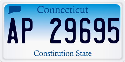 CT license plate AP29695