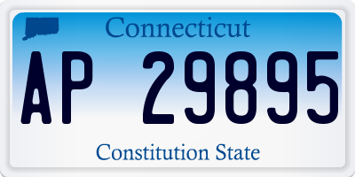CT license plate AP29895
