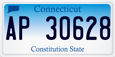 CT license plate AP30628