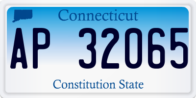 CT license plate AP32065