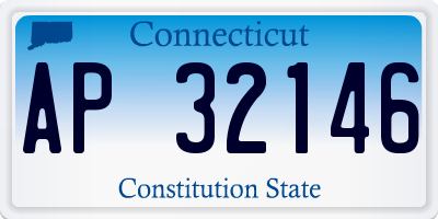 CT license plate AP32146