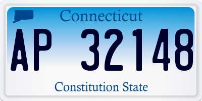 CT license plate AP32148