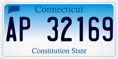 CT license plate AP32169