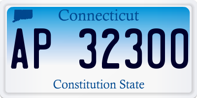 CT license plate AP32300