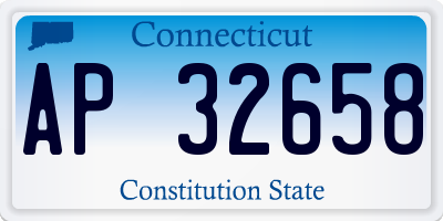 CT license plate AP32658