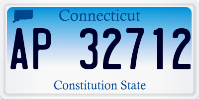 CT license plate AP32712