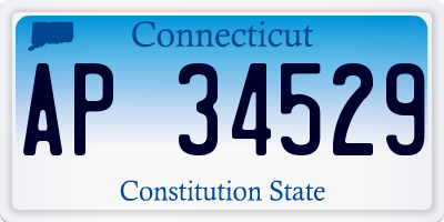 CT license plate AP34529