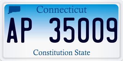CT license plate AP35009