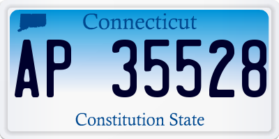 CT license plate AP35528