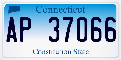 CT license plate AP37066