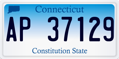 CT license plate AP37129