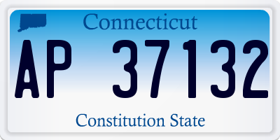 CT license plate AP37132