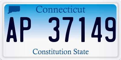 CT license plate AP37149