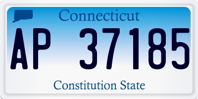 CT license plate AP37185