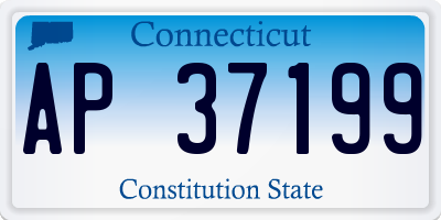 CT license plate AP37199