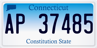 CT license plate AP37485