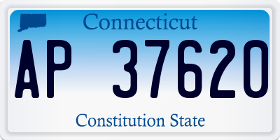 CT license plate AP37620