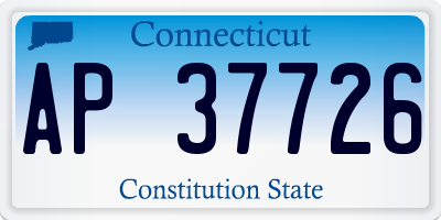 CT license plate AP37726