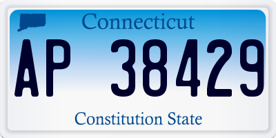 CT license plate AP38429
