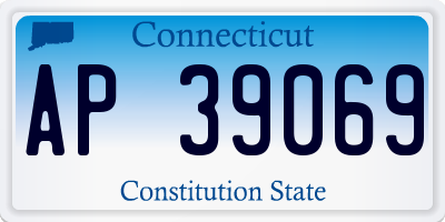 CT license plate AP39069