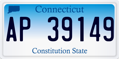 CT license plate AP39149
