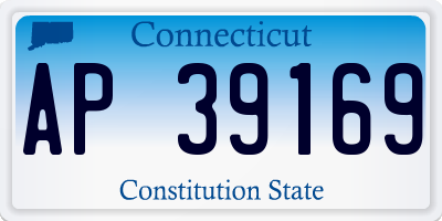 CT license plate AP39169