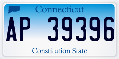 CT license plate AP39396