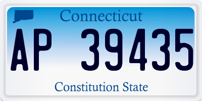 CT license plate AP39435