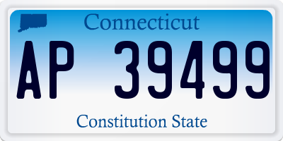 CT license plate AP39499