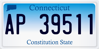 CT license plate AP39511