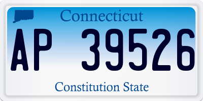 CT license plate AP39526