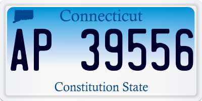 CT license plate AP39556