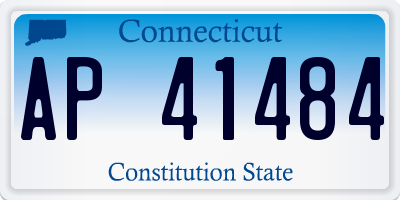 CT license plate AP41484