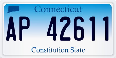 CT license plate AP42611